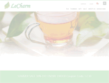 Tablet Screenshot of lecharmusa.com